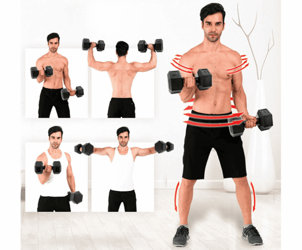 MANCUERNA HEXAGONAL 2,5 KILOS