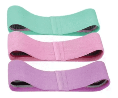 set bandas tela x3 SET DE BANDAS CADERA EN TELA X 3